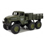 Vojenské nákladné vozidlo 1:18 RC - zelené